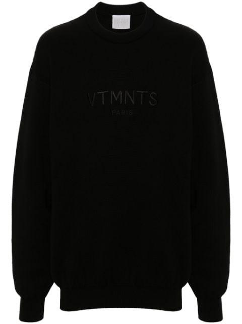 logo-embroidered jumper by VTMNTS