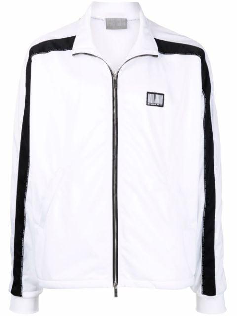 logo-patch track jacket by VTMNTS