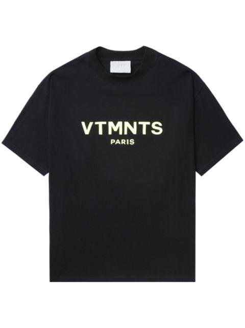 logo-print cotton T-shirt by VTMNTS