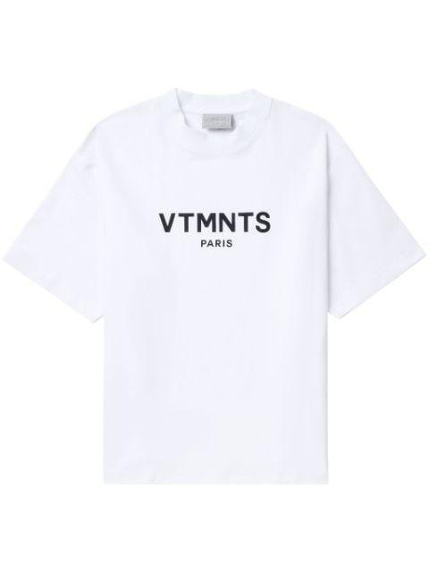 logo-print cotton T-shirt by VTMNTS