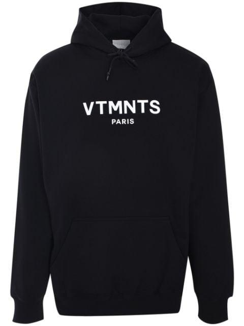 logo-print hoodie by VTMNTS