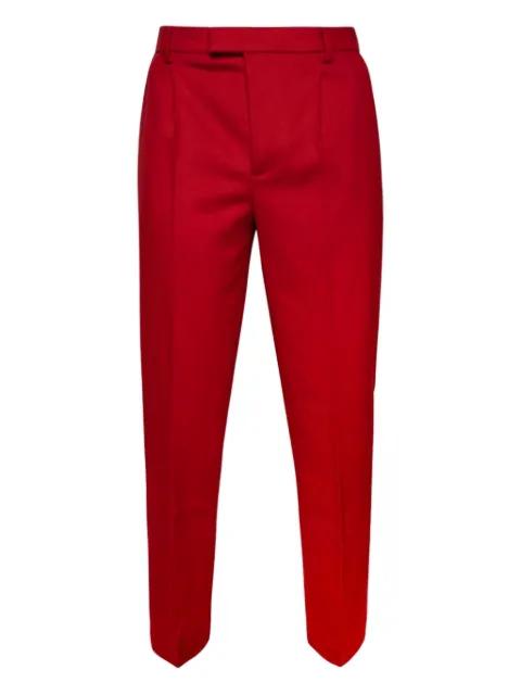 pleated-front wool trousers by VTMNTS
