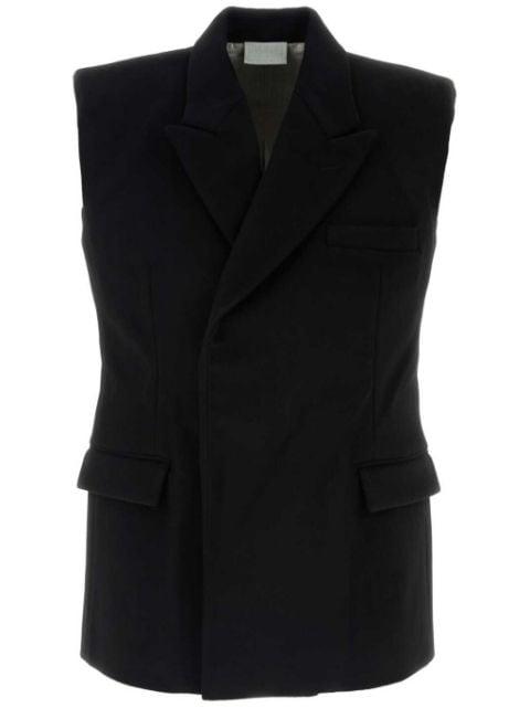 sleeveless wool jacket by VTMNTS