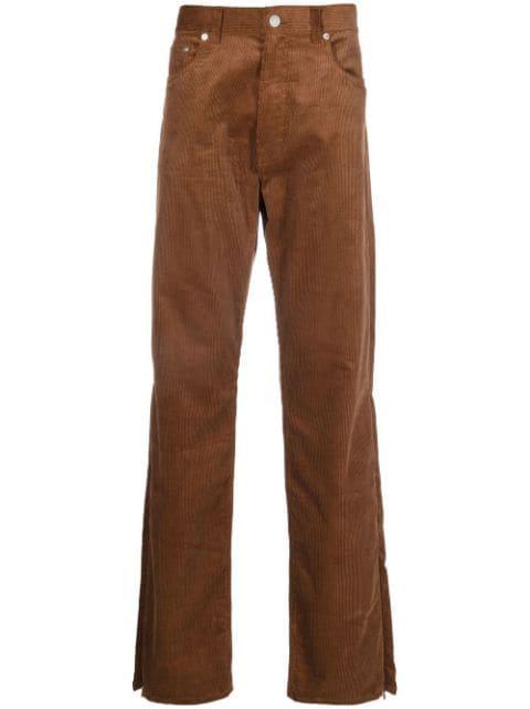 straight-leg corduroy trousers by VTMNTS