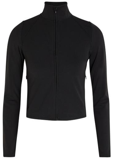 All The Feels zip up stretch-jersey top by VUORI