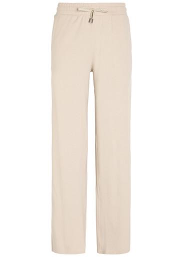 Halo Essential wide-leg jersey sweatpants by VUORI