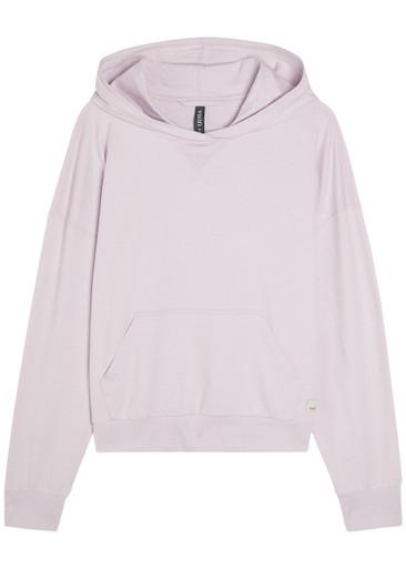Halo Modern hoodied stretch-jersey sweatshirt by VUORI