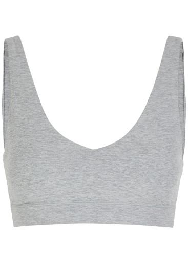 Rhythm cut-out back stretch-jersey bra by VUORI
