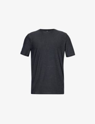 Strato Tech brand-patch regular-fit stretch-woven T-shirt by VUORI