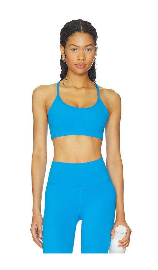 Vuori All The Feels Bra in Blue by VUORI