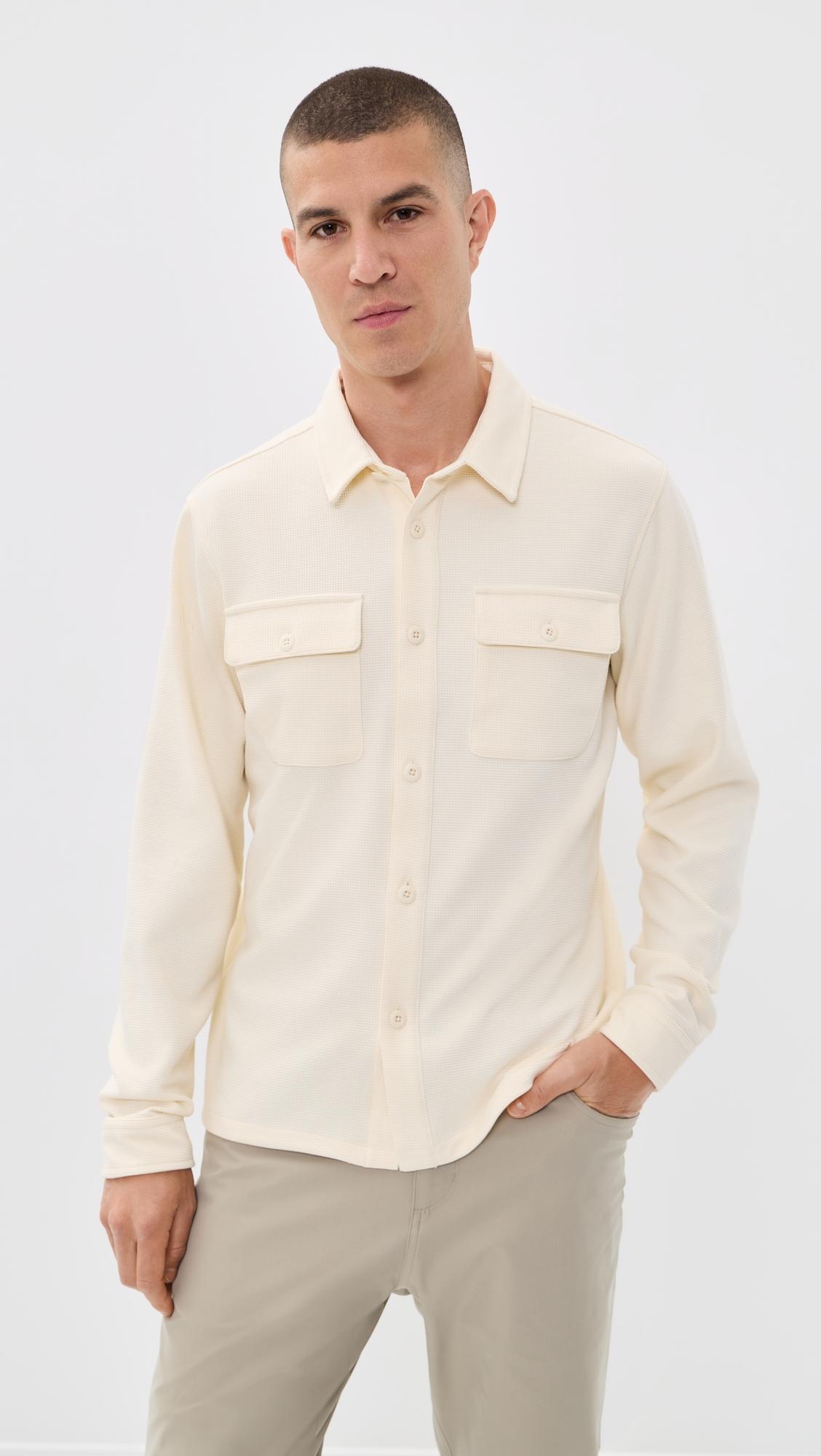 Waffle Shirt Jacket by VUORI