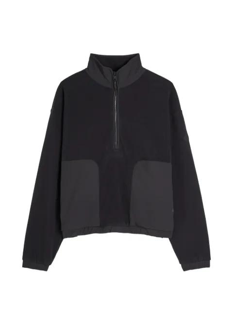 panelled fleece-texture sweatshirt by VUORI