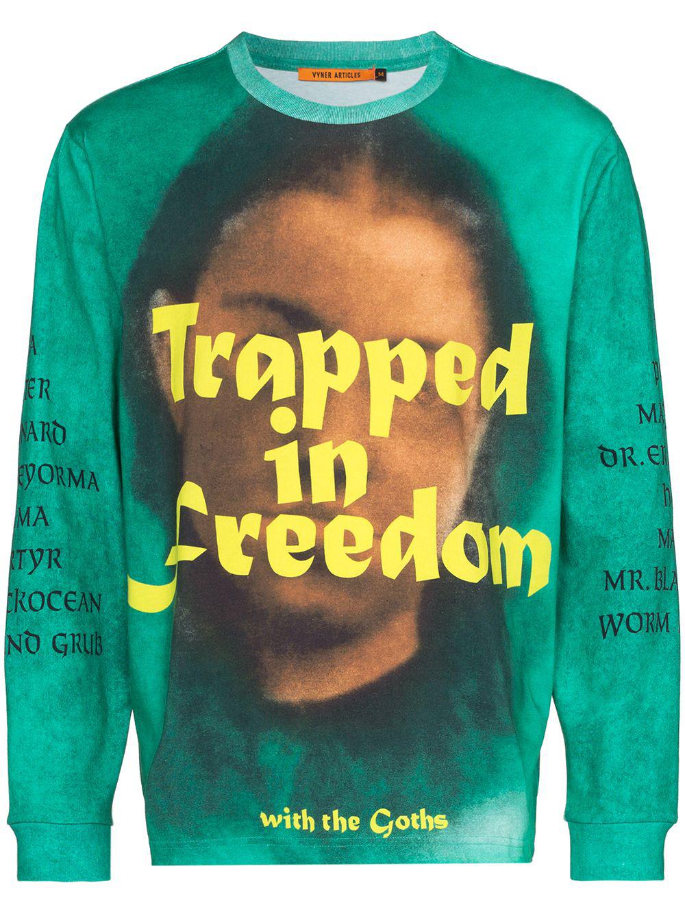 Trapped printed T-shirt by VYNER ARTICLES