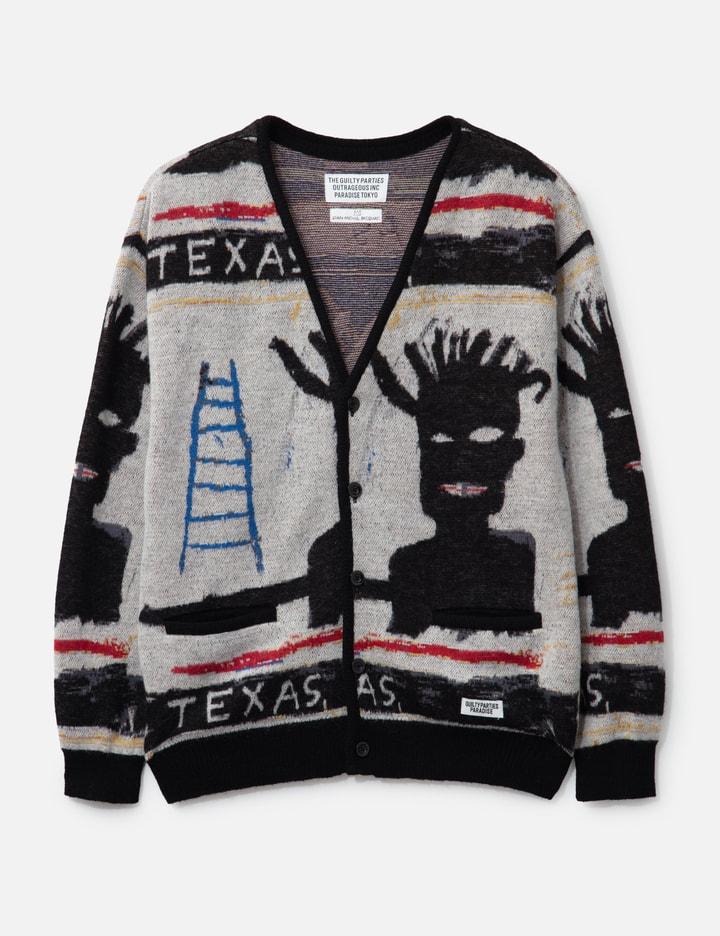 Jean Michel Basquiat - Cardigan (Type-1) by WACKO MARIA