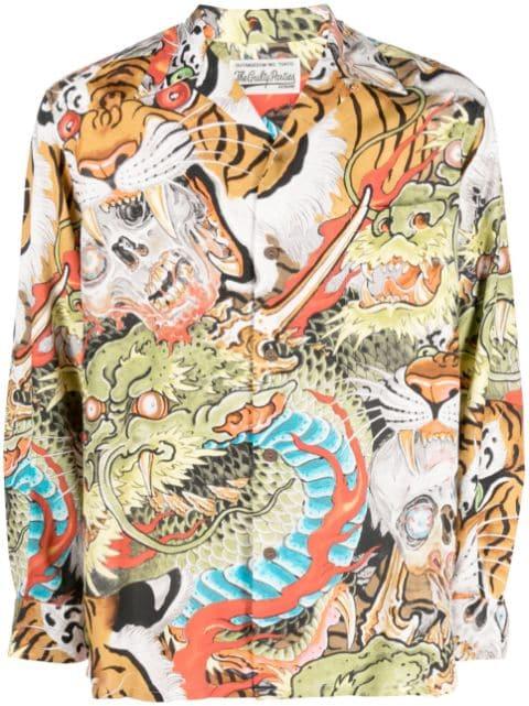 graphic-print shirt by WACKO MARIA