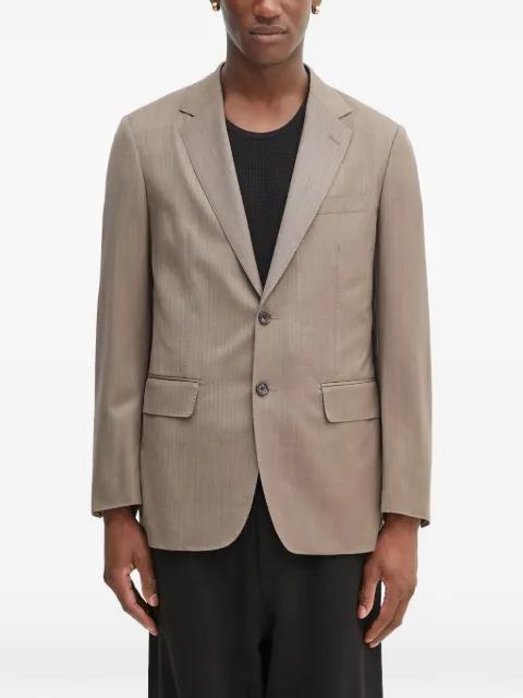 herringbone buttoned blazer by WACKO MARIA