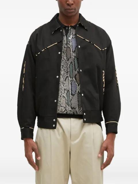 piped-trim jacket by WACKO MARIA