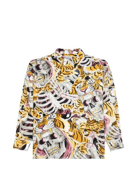 skull-print shirt by WACKO MARIA