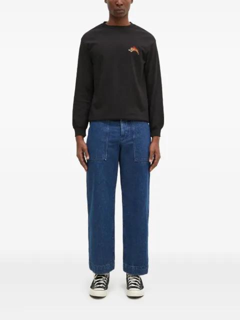 x Tim Lehi tiger-embroidered T-shirt by WACKO MARIA