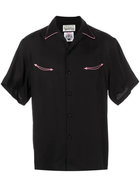 x WOLF'S HEAD Cobweb shirt by WACKO MARIA