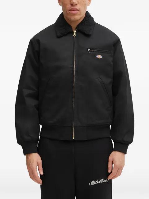 zipped sherpa-collar jacket by WACKO MARIA