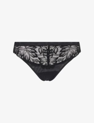 Abellia Stretch-Lace Tanga Briefs by WACOAL