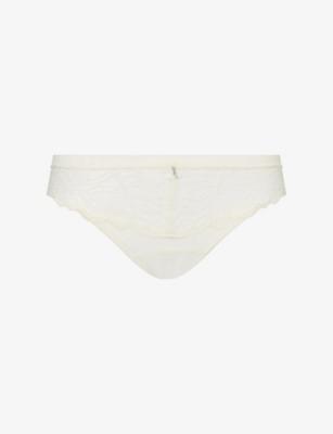 Abellia Stretch-Lace Tanga Briefs by WACOAL