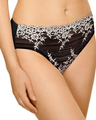 Embrace Lace™ High-Cut Briefs by WACOAL