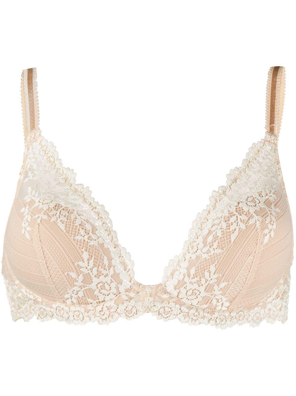 Embrace lace plunge bra by WACOAL