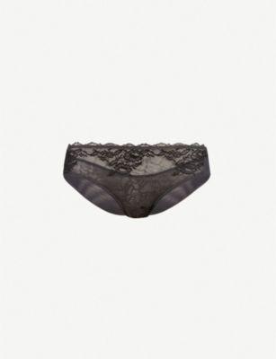 Lace Perfection stretch-lace mid-rise briefs by WACOAL