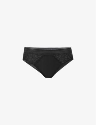 Raffiné mid-rise lace stretch-woven briefs by WACOAL