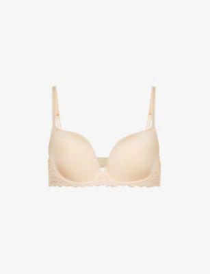 Raffiné sweetheart-neck stretch-woven bra by WACOAL