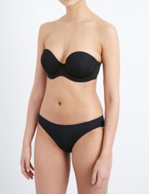 Red Carpet jersey underwired strapless bra by WACOAL
