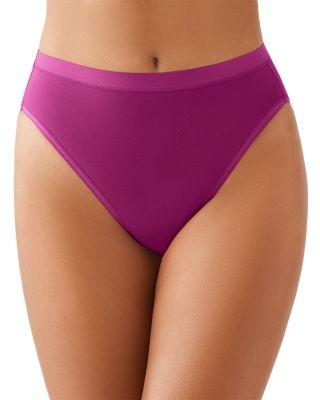 Understated Cotton High Cut by WACOAL