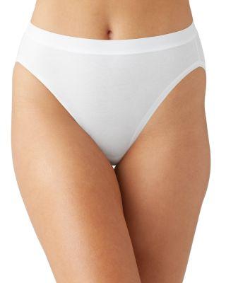 Understated Cotton High Cut by WACOAL