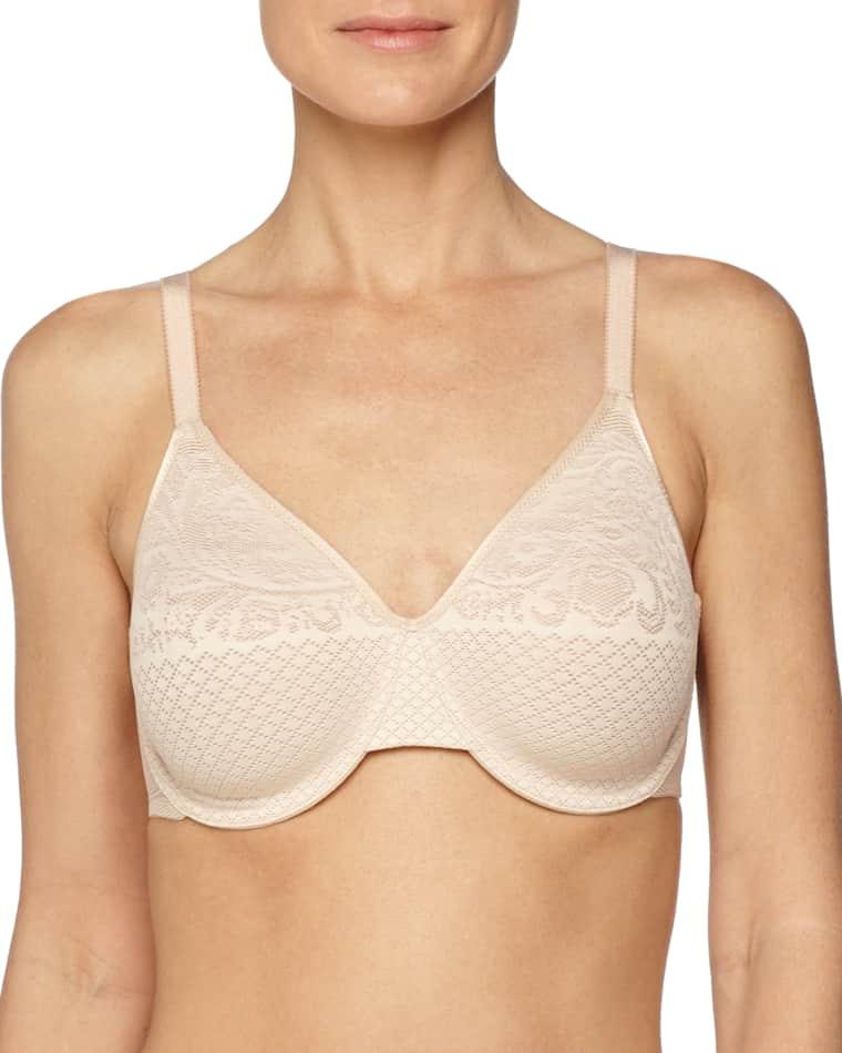 Visual Effects Minimizer Lace Bra by WACOAL