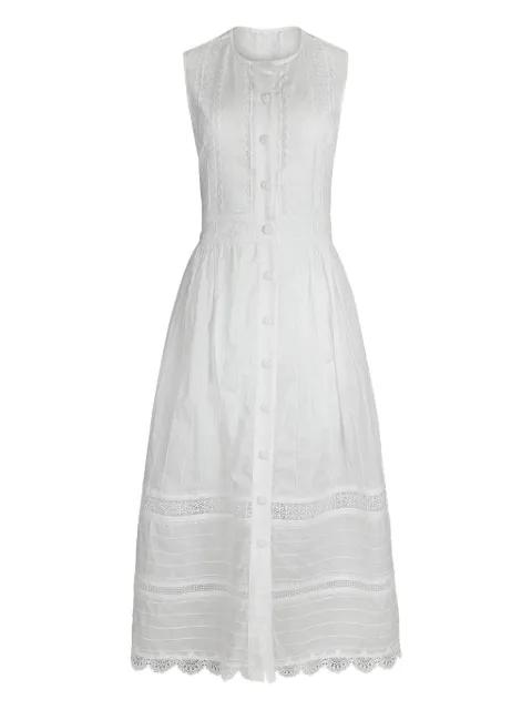 Solaire lace button dress by WAIMARI