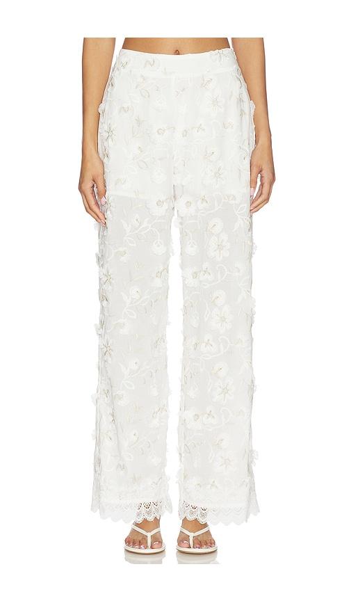 Waimari Celia Pants in White by WAIMARI