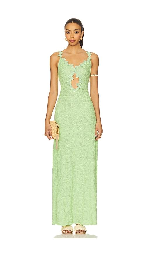 Waimari Maea Maxi Dress in Sage by WAIMARI