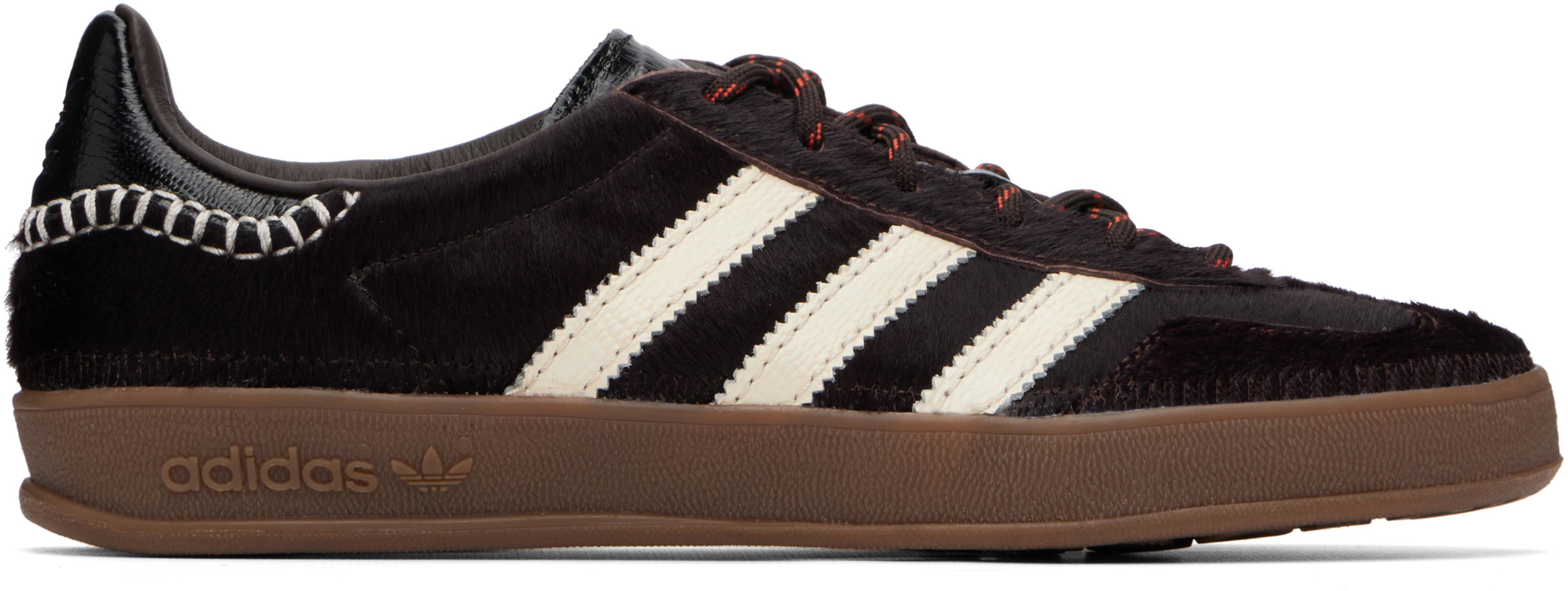 Black adidas Originals Edition Gazelle Pony Sneakers by WALES BONNER
