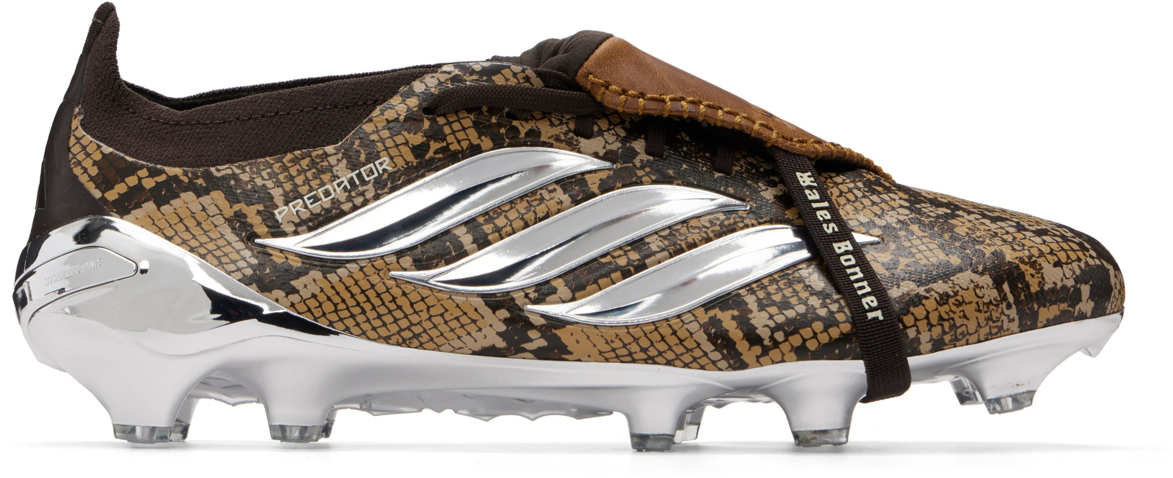 Brown adidas Originals Edition Predator Elite Football Sneakers by WALES BONNER