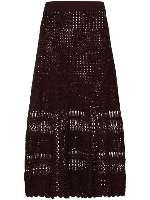 Djembe knitted skirt by WALES BONNER
