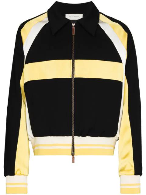 Isaacs panelled bomber jacket by WALES BONNER