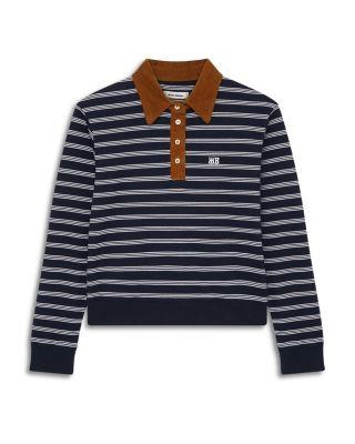 Long Sleeve Reflect Polo Shirt by WALES BONNER