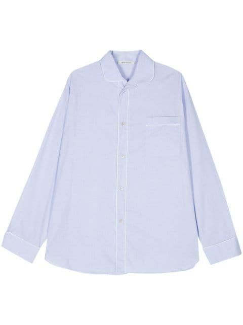 Market stripe-detail shirt by WALES BONNER