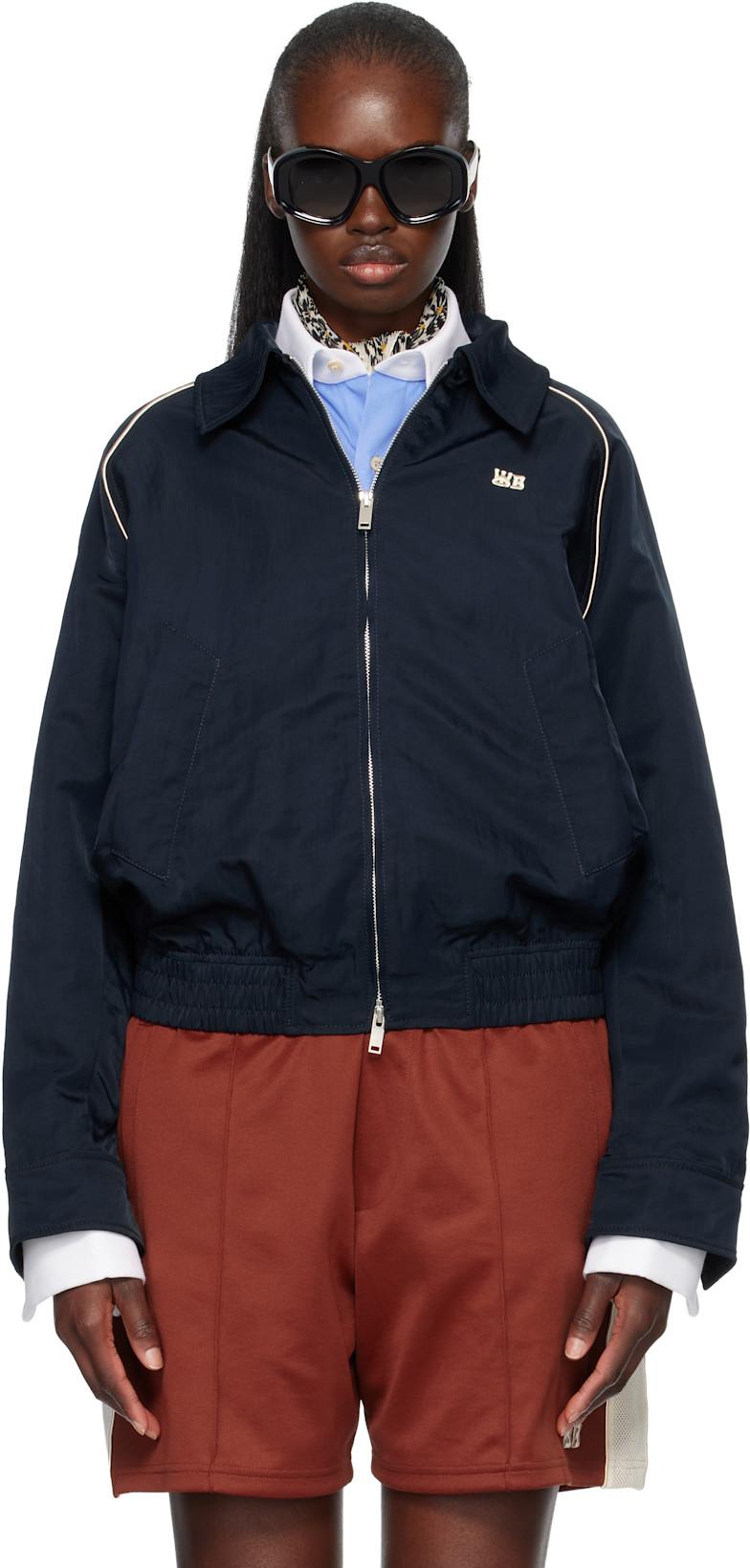 Navy Guide Track Jacket by WALES BONNER