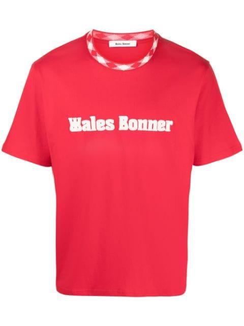 Original logo-appliqué T-shirt by WALES BONNER