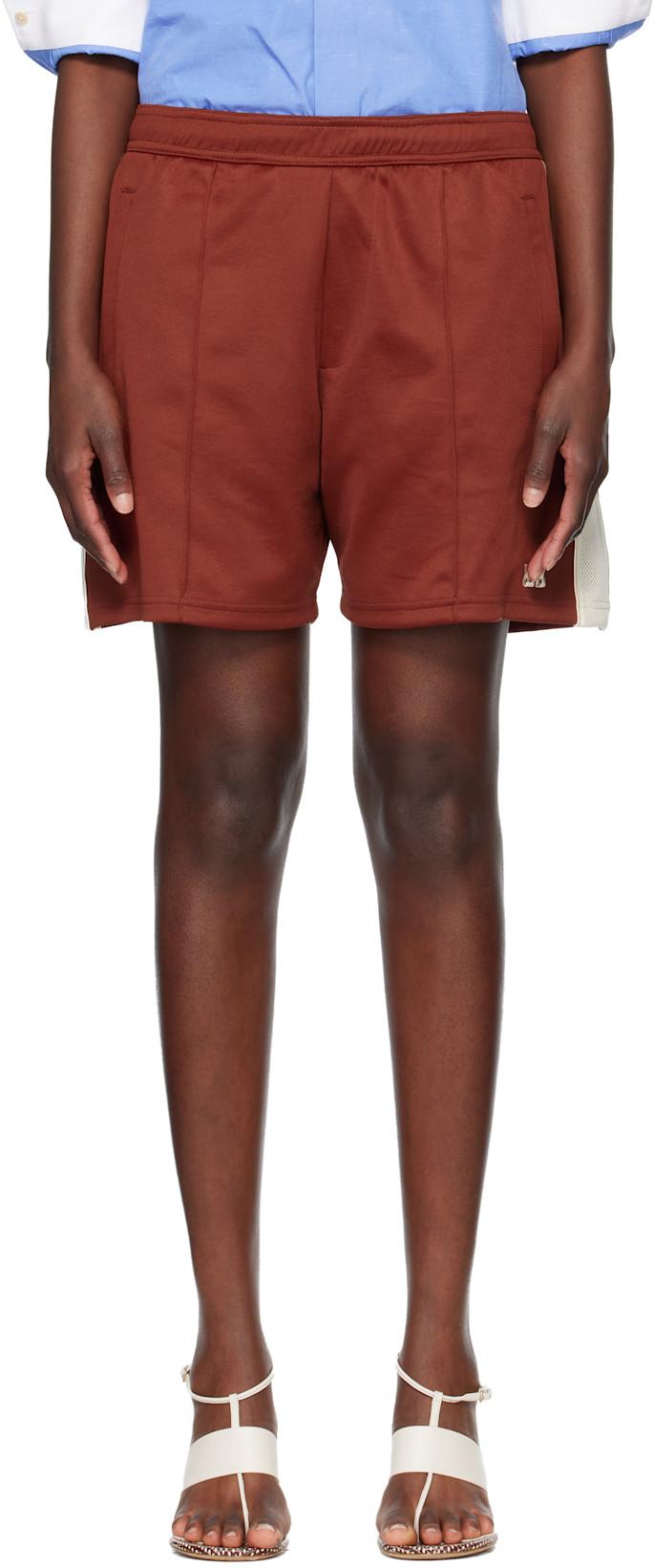 Red Motion Shorts by WALES BONNER