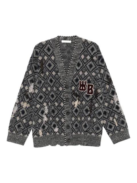 Sibling cardigan by WALES BONNER