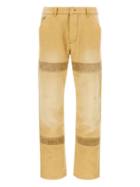 Sierra corduroy-panel canvas trousers by WALES BONNER